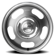 American Racing Rally 17x9 +12 5x120.65mm 78.3mm Mag Gray Polished Lip