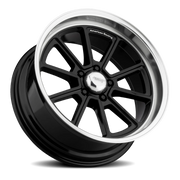 American Racing Draft 18x10 +0 5x114.3mm 72.6mm Gloss Black Diamond Cut Lip