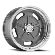 American Racing Salt Flat 22x10.5 +0 5x114.3mm 72.56mm Mag Gray Diamond Cut Lip