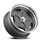 American Racing Salt Flat 22x8.5 +0 5x120.65mm 72.56mm Mag Gray Diamond Cut Lip