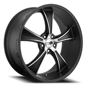 American Racing Blvd 20x10 +38 5x120mm Satin Black Machined Face