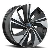RTX OE VW-03 18x7.5 +45 5x112mm 57.1mm Gloss Black Machined