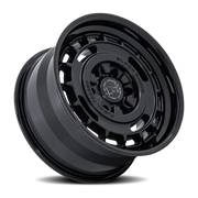 Black Rhino Vagabond 17x8.5 +0 6x139.7mm 106.1mm Matte Black Gloss Black Lip