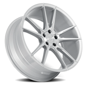 Dolce Performance Vain 19x8.5 +28 5x120mm 72.56mm Gloss Silver Machined Face