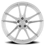Dolce Performance Vain 20x8.5 +28 5x120mm 72.56mm Gloss Silver Machined Face