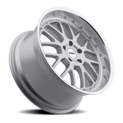 TSW Valencia 18x9.5 +20 5x120mm 76mm Silver Mirror Cut Lip