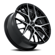 RTX R-Spec Valkyrie 18x8 +40 5x114.3mm 73.1mm Gloss Black Machined
