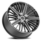 Motiv Valor 22x9 +15 5x115mm 74.1mm Black Machined