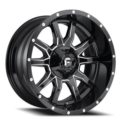 Fuel Vandal 20x9 +1 5x114.3mm 78.1mm Gloss Black Milled