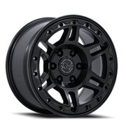 Black Rhino Vanguard 20x9 +15 5x130mm 81.4mm Matte Black