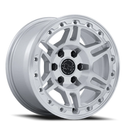 Black Rhino Vanguard 17x8 +32 6x139.7mm 106.1mm Gloss Silver Machined Face