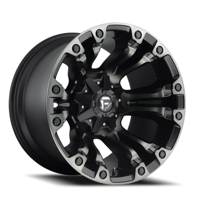 Fuel Vapor 17x9 -12 6x135mm 106.4mm Matte Black Double Dark Tint
