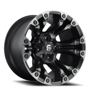 Fuel Vapor 20x10 -18 5x139.7mm 110.1mm Matte Black Double Dark Tint