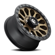 Fuel Vector UTV 15x7 +38 4x137mm 110.1mm Bronze Black Bead Ring