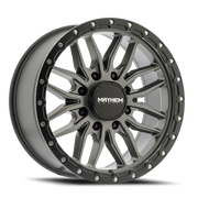 Mayhem Vector 20x9 +18 8x180mm 124.1mm Matte Gunmetal Black Lip