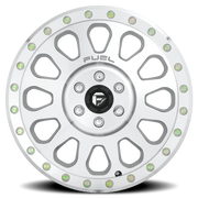 Fuel Vector 17x8.5 +7 6x139.7mm 108mm Machined Diamond Cut Clear Coat