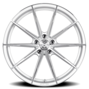 Dolce Performance Veloce 20x10 +40 5x120mm 74.1mm Gloss Silver Machined Face