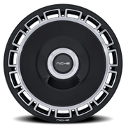 Niche Venice NC287 24x10 +30 6x135mm 100.3mm Gloss Black Machined Face