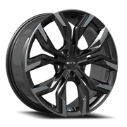 RTX R-Spec Venom 18x7.5 +40 5x115mm 70.3mm Gloss Black Machined
