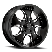KMC Venom 24x9.5 +12 5x120.65mm 72.56mm Matte Black