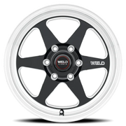 WELD Ventura 6 Drag 20x10 +38 6x135mm 87.1mm Gloss Black Milled-Diamond Cut Lip