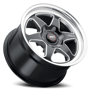 WELD Ventrua 6 20x9.5 +28 6x139.7mm 106.1mm Gloss Black Milled-Diamond Cut Lip