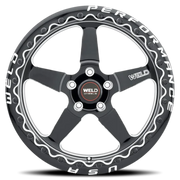 WELD Ventura Beadlock 18x10 +40 5x112mm 78.1mm Gloss Black Black Ring