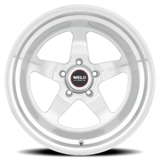 WELD Ventura 22x8.5 +6 5x120.65mm 78.1mm Gloss Silver Machined