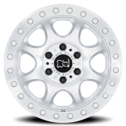 Black Rhino Venture 17x8 +38 6x130mm 84.1mm Gloss Silver Machined Face