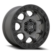 Black Rhino Venture 17x8 +38 6x130mm 84.1mm Matte Gunmetal Black Hardware