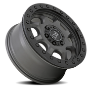 Black Rhino Venture 17x8 +38 6x130mm 84.1mm Matte Gunmetal Black Hardware
