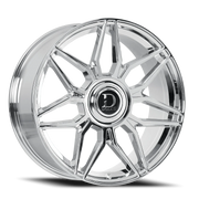 Dolce Luxury Verona 24x10 +25 6x135mm 106.2mm Chrome