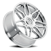 Dolce Luxury Verona 24x10 +25 6x135mm 106.2mm Chrome