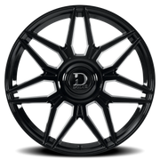Dolce Luxury Verona 22x9.5 +35 6x139.7mm 66.6mm Gloss Black