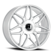 Dolce Luxury Verona 22x9.5 +35 6x135mm 106.2mm Gloss Silver Brushed Face