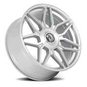 Dolce Luxury Verona 22x9.5 +35 6x139.7mm 66.6mm Gloss Silver Brushed Face
