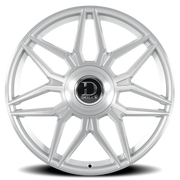 Dolce Luxury Verona 22x9.5 +35 6x139.7mm 66.6mm Gloss Silver Brushed Face
