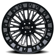 Cali Offroad Vertex 22x12 -44 8x165.1mm 125.2mm Gloss Black Milled