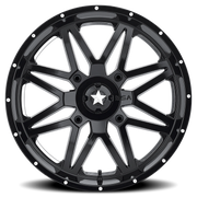 MSA Vibe 16x7 +0 4x137mm 112mm Gloss Black Milled