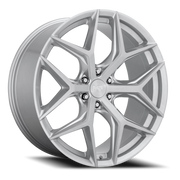 Niche Vice SUV 24x10 +30 6x139.7mm 106.1mm Gloss Silver Brushed