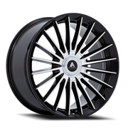 Asanti Black Label Viceroy 20x9 +35 5x112mm 72.56mm Gloss Black Machined Face