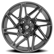 Gear Off Road Vortex 20x9 +0 5x127mm 78.1mm Gloss Black Milled