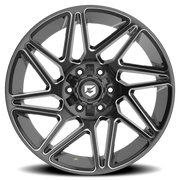Gear Off Road Vortex 22x10 -19 6x135mm 106.2mm Gloss Black Milled