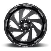 Fuel Vortex 22x12 -44 6x135mm 87.1mm Gloss Black Milled