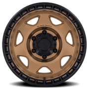Black Rhino Voyager 17x8.5 +0 6x114.3mm 66.06mm Matte Bronze Matte Black Lip