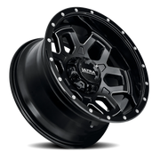 Ultra Warlock 217 18x9 +18 5x150mm 110.3mm Gloss Black Milled Accents-Clear Coat