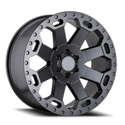 Black Rhino Warlord 17x9 +12 6x135mm 87.1mm Matte Gunmetal