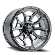 Ultra Warmonger 5 125 17x9 -12 5x127mm 78mm Gloss Anthracite Gloss Black Lip-Clear Coat