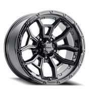 Ultra Warmonger 5 125 17x9 -12 5x114.3mm 71.5mm Gloss Black Clear Coat