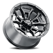 Ultra Warmonger 5 125 17x9 -12 5x139.7mm 87mm Gloss Black Clear Coat